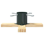 vidaXL Weihnachtsbaumständer Grün 50 x 50 x 16 cm Massives Kiefernholz