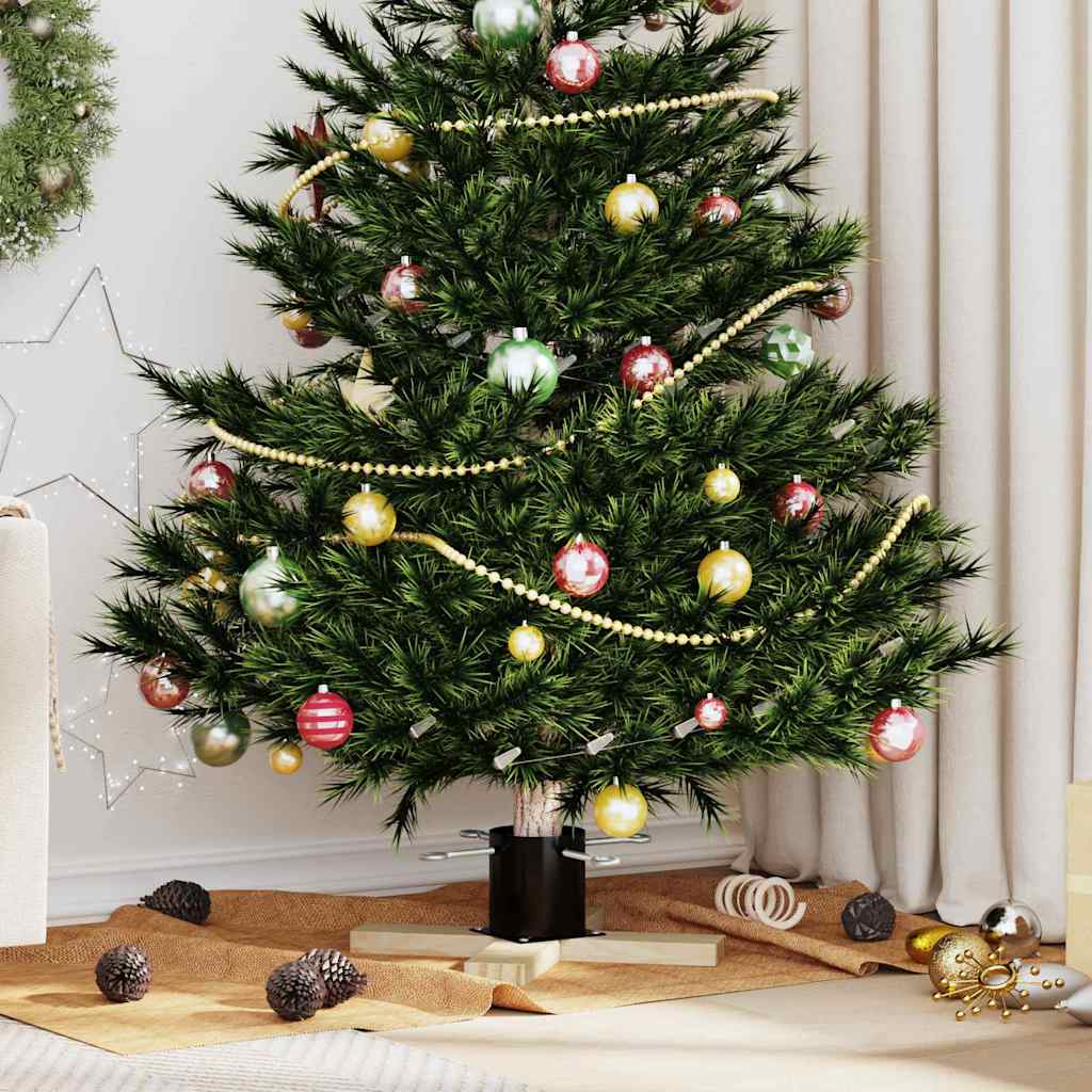 vidaXL Weihnachtsbaumständer 1.73 Schwarz 50 x 50 x 16 cm