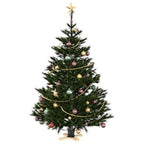 vidaXL Weihnachtsbaumständer 1.73 Schwarz 50 x 50 x 16 cm