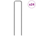 vidaXL Hühnerkäfig 2 pcs Silber 600 x 100 x 210 cm Verzinkter Stahl