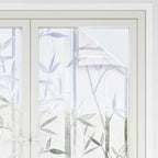 vidaXL Statische Fensterfolie Bambus-Muster 45 x 500 cm PVC
