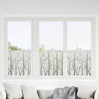 vidaXL Statische Fensterfolie Bambus-Muster 45 x 500 cm PVC