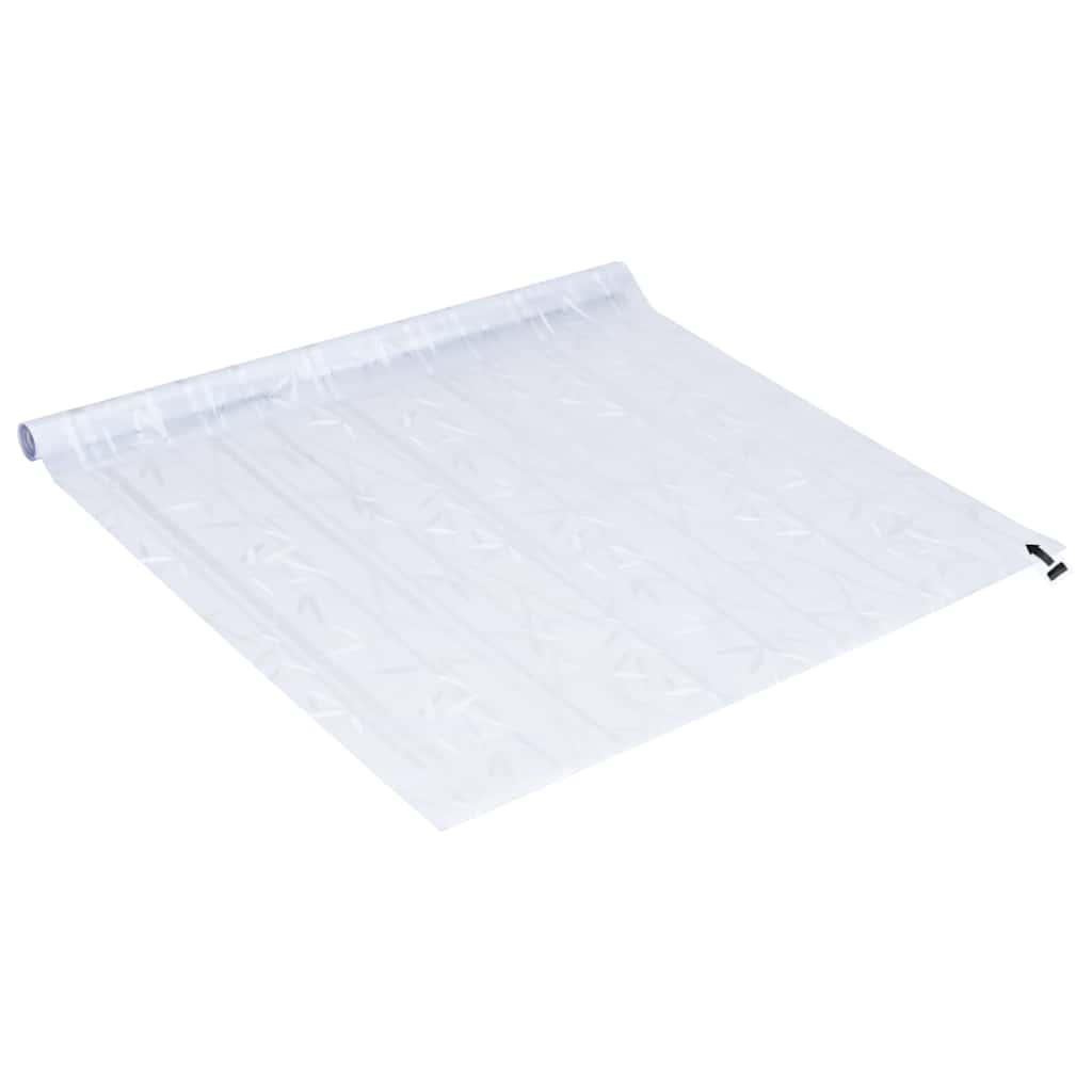 vidaXL Statische Fensterfolie Bambus-Muster 45 x 500 cm PVC