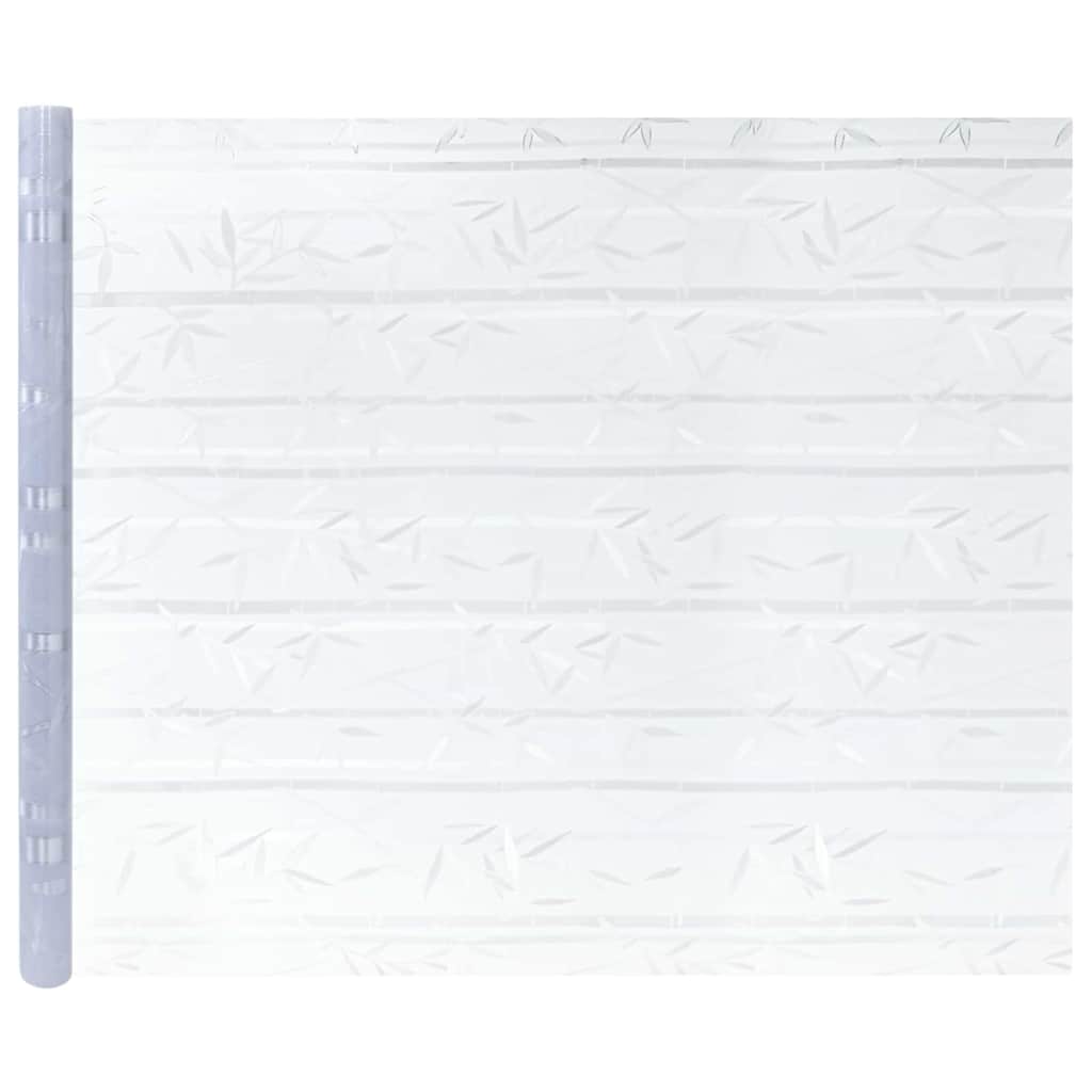 vidaXL Statische Fensterfolie Bambus-Muster 45 x 500 cm PVC