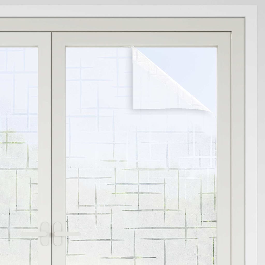 vidaXL Statische Fensterfolie Stern-Muster 90 x 500 cm PVC