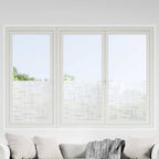 vidaXL Statische Fensterfolie Stern-Muster 90 x 500 cm PVC