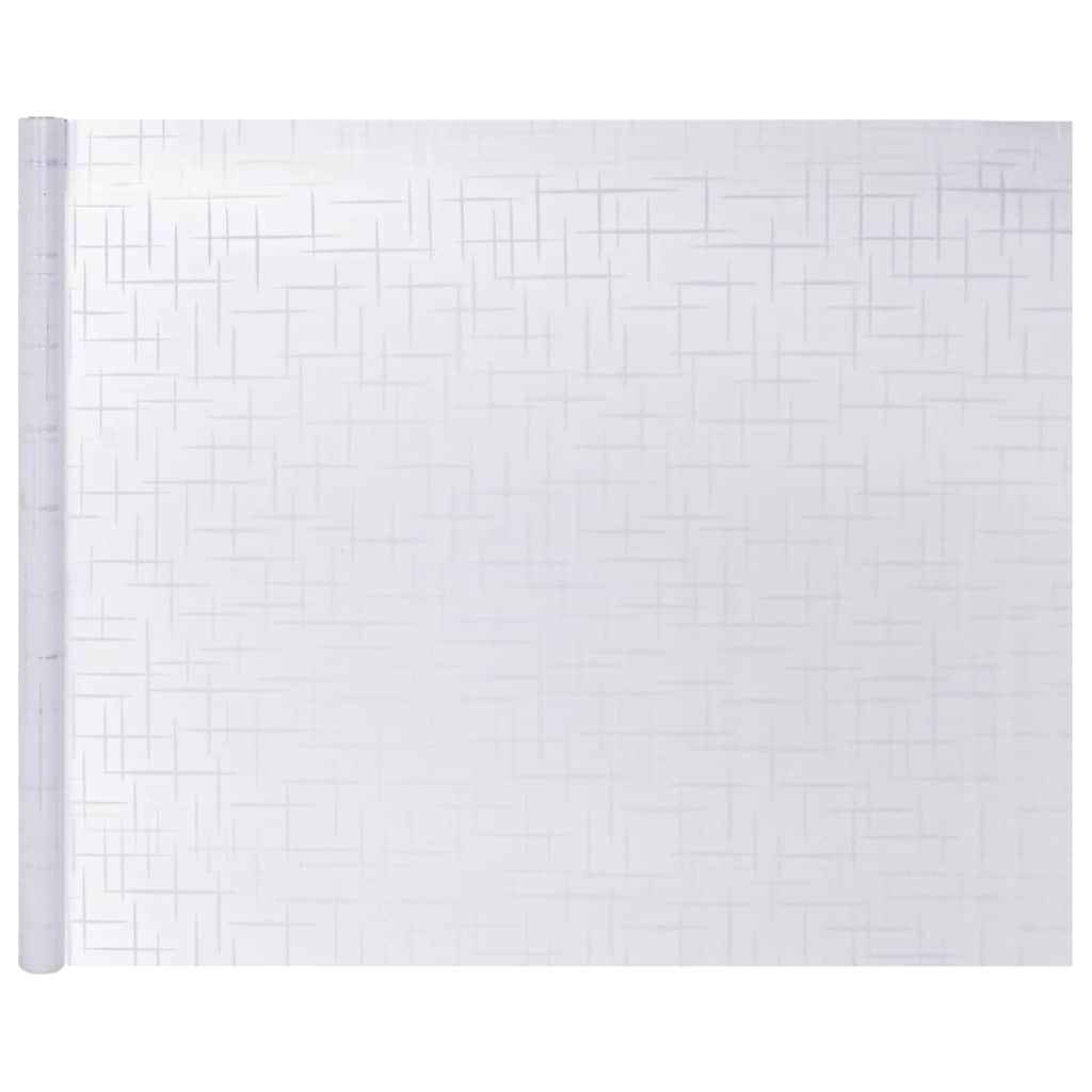 vidaXL Statische Fensterfolie Stern-Muster 90 x 500 cm PVC