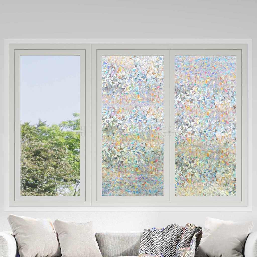 vidaXL Statische Fensterfolie 45 x 500 cm PVC