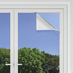 vidaXL Statische Reflektierende Solarfensterfolie Silber 45 x 2000 cm
