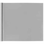 vidaXL Statische Reflektierende Solarfensterfolie Silber 45 x 2000 cm