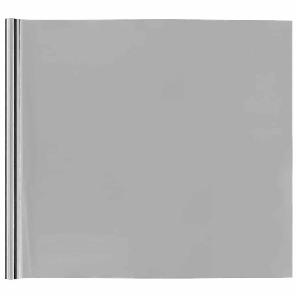 vidaXL Statische Reflektierende Solarfensterfolie Silber 45 x 2000 cm