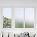 vidaXL Selbstklebende Fensterfolie Frostiges Grau 45 x 2000 cm PVC