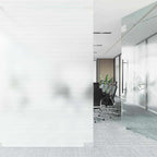 vidaXL Selbstklebende Fensterfolie Mattierte Streifen 45 x 1000 cm PVC