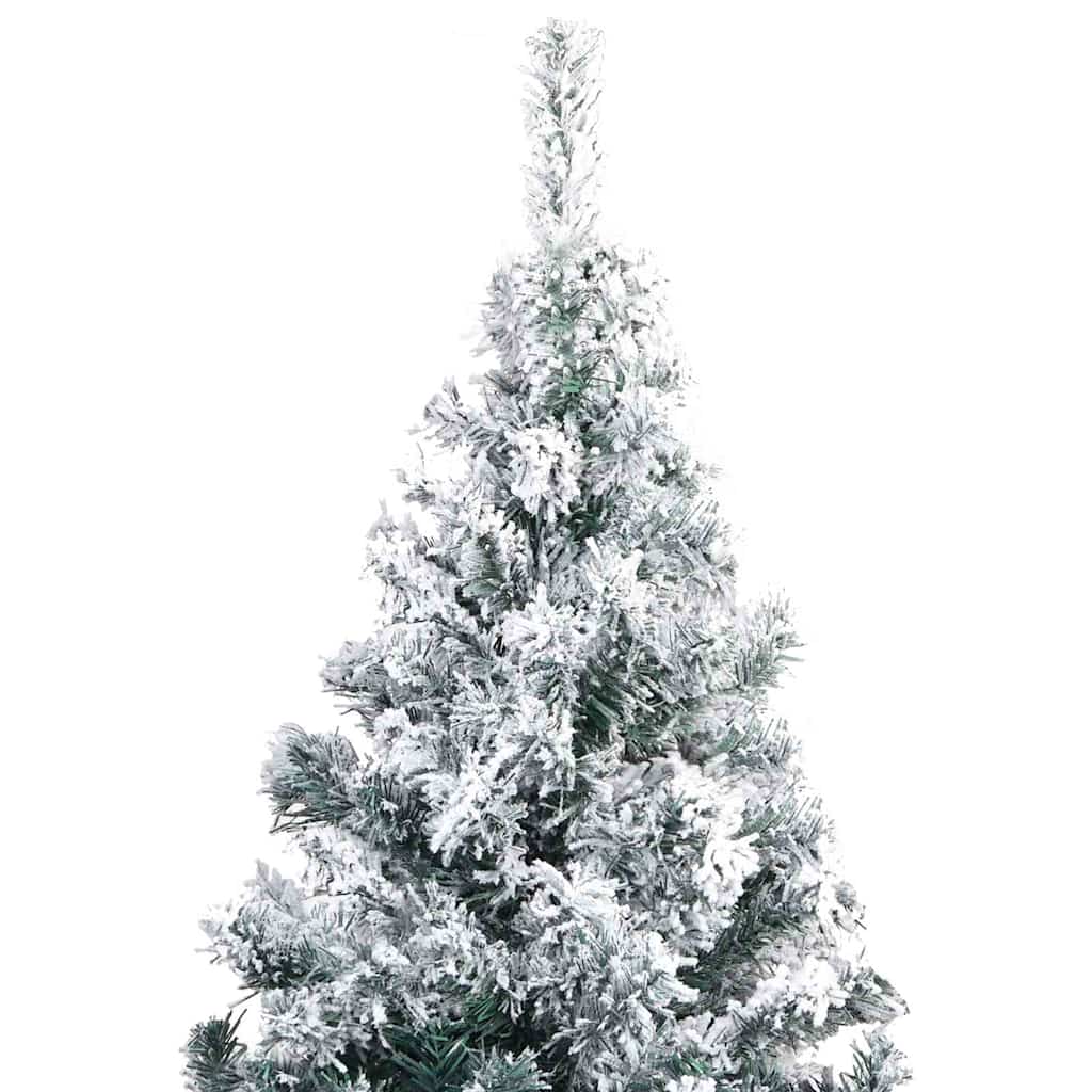 vidaXL Künstlicher vorbeleuchteter Weihnachtsbaum Grün 400 cm PVC