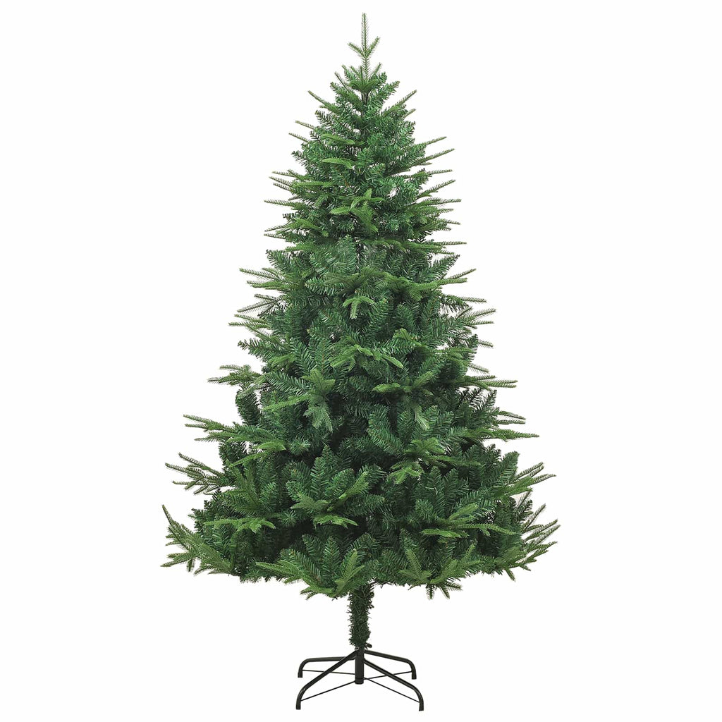 vidaXL Künstlicher vorbeleuchteter Weihnachtsbaum Grün 180 cm