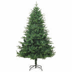 vidaXL Künstlicher vorbeleuchteter Weihnachtsbaum Grün 180 cm