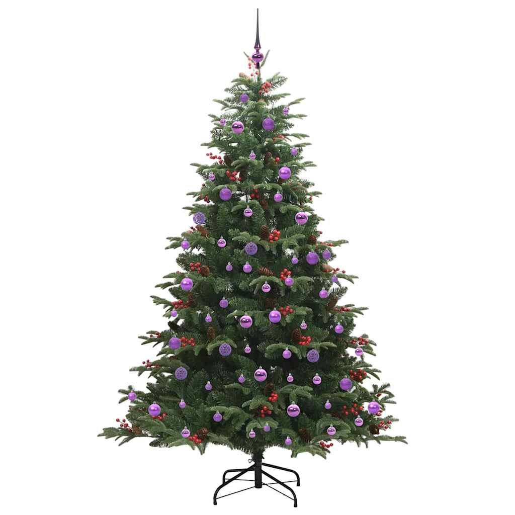 vidaXL Künstlicher Weihnachtsbaum mit 300 LEDs Grün 210 cm