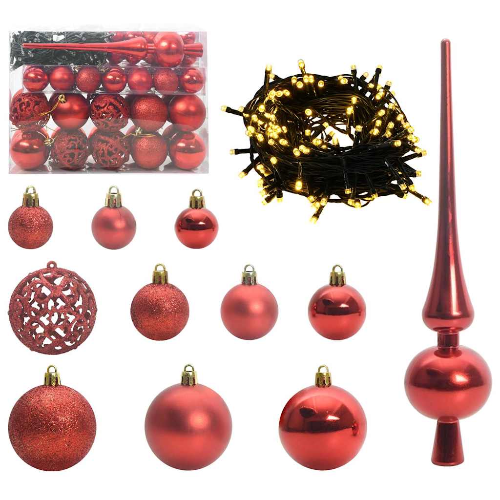 vidaXL Künstlicher klappbarer Weihnachtsbaum Grün und Weiß 120 cm