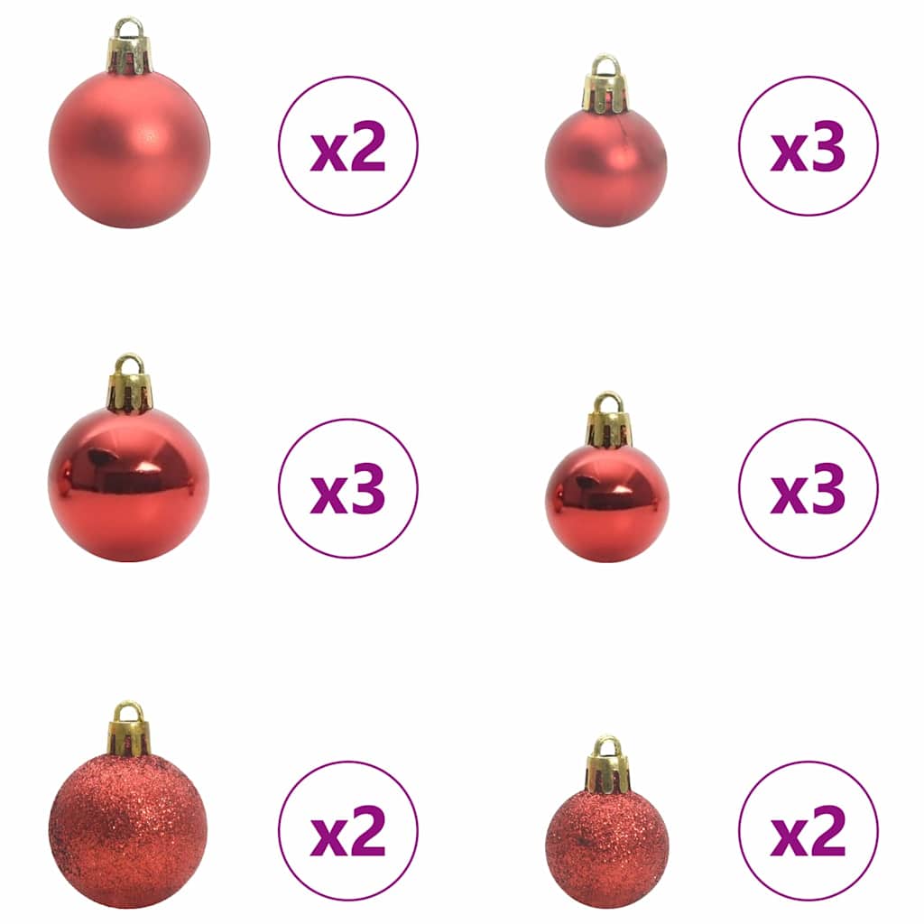 vidaXL Künstlicher klappbarer Weihnachtsbaum Weiß 150 cm PE und PVC