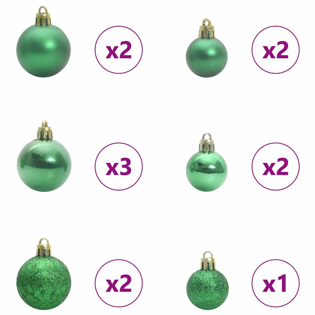 vidaXL Künstlicher klappbarer Weihnachtsbaum Weiß 150 cm PE und PVC