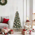 vidaXL Künstlicher Weihnachtsbaum mit 150 LEDs mit Ständer Grün 120 cm
