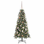 vidaXL Künstlicher Weihnachtsbaum mit 150 LEDs mit Ständer Grün 120 cm
