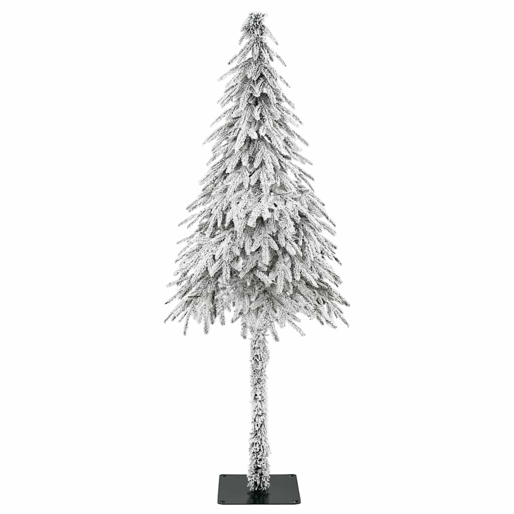 vidaXL Weihnachtsbaum mit 300 LEDs Weiß 180 cm PE und Stahl