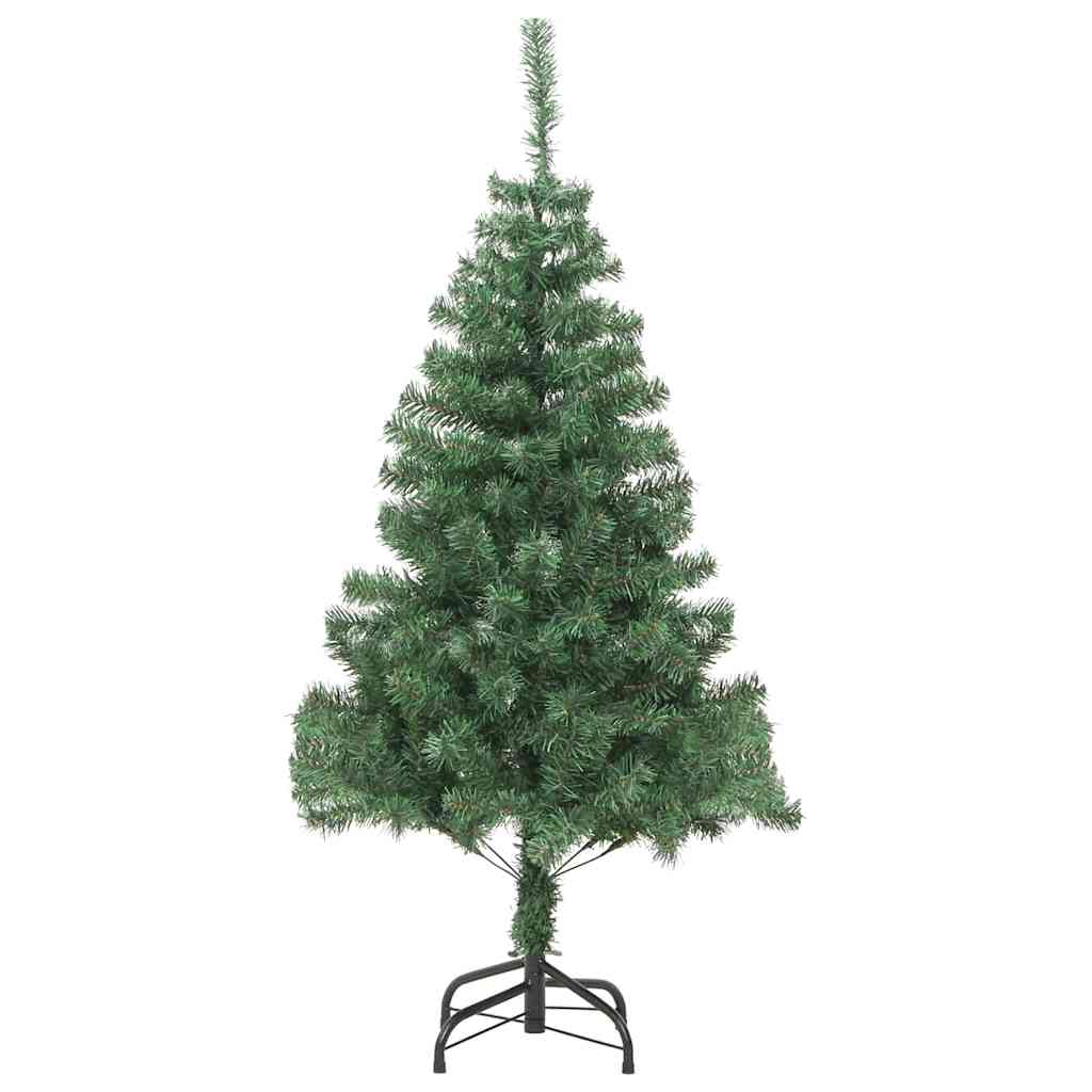 vidaXL Weihnachtsbaum mit 300 LEDs mit Ständer Grün 180 cm PVC