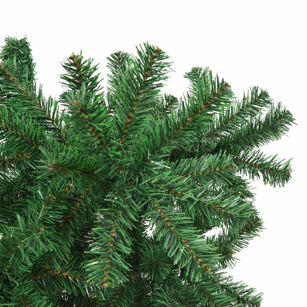 vidaXL Umgedrehter künstlicher vorbeleuchteter Weihnachtsbaum 180 cm