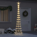 vidaXL LED-Weihnachtsbaum mit 290 LEDs Warmes Weiß 250 cm Metall