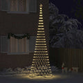 vidaXL LED-Weihnachtsbaum mit 555 LEDs Warmes Weiß 500 cm Metall