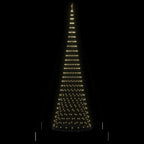 vidaXL LED-Weihnachtsbaum mit 555 LEDs Warmes Weiß 500 cm Metall