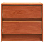 vidaXL Nachttische Wachsbraun 40 x 30.5 x 35.5 cm Kiefernholz