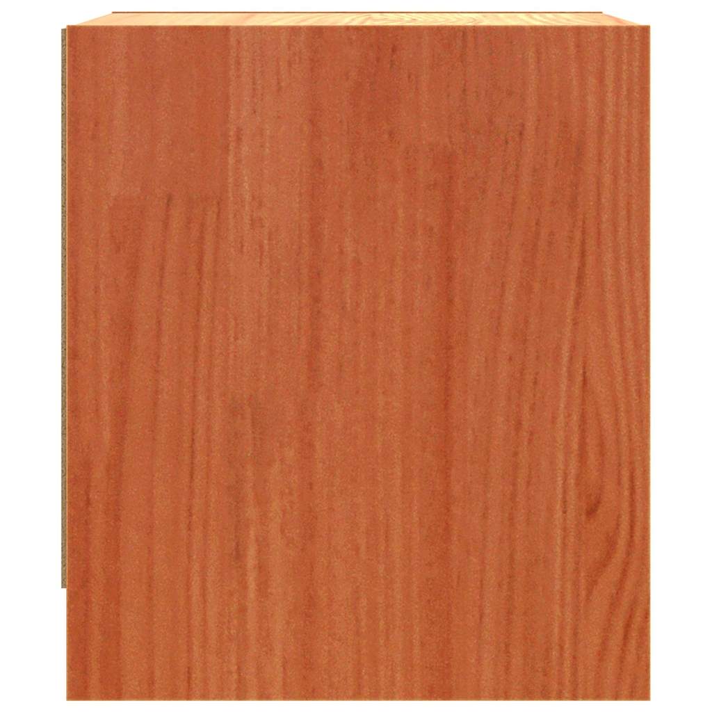 vidaXL Nachttische Wachsbraun 40 x 30.5 x 35.5 cm Kiefernholz