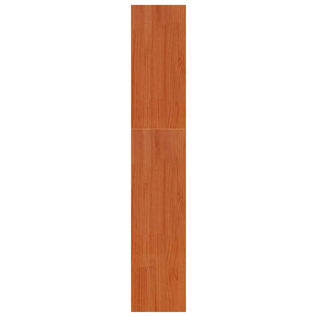 vidaXL Bücherregal Wachsbraun 80 x 30 x 167,5 cm Massives Kiefernholz