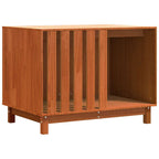 vidaXL Hundehütte Wachsbraun 90 x 60 x 67 cm Massives Kiefernholz