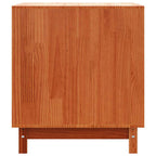 vidaXL Hundehütte Wachsbraun 90 x 60 x 67 cm Massives Kiefernholz
