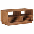 vidaXL Handgefertigter Kaffeetisch Teakbraun 85 x 45,5 x 40 cm