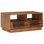 vidaXL Handgefertigter Kaffeetisch Teakbraun 85 x 45,5 x 40 cm