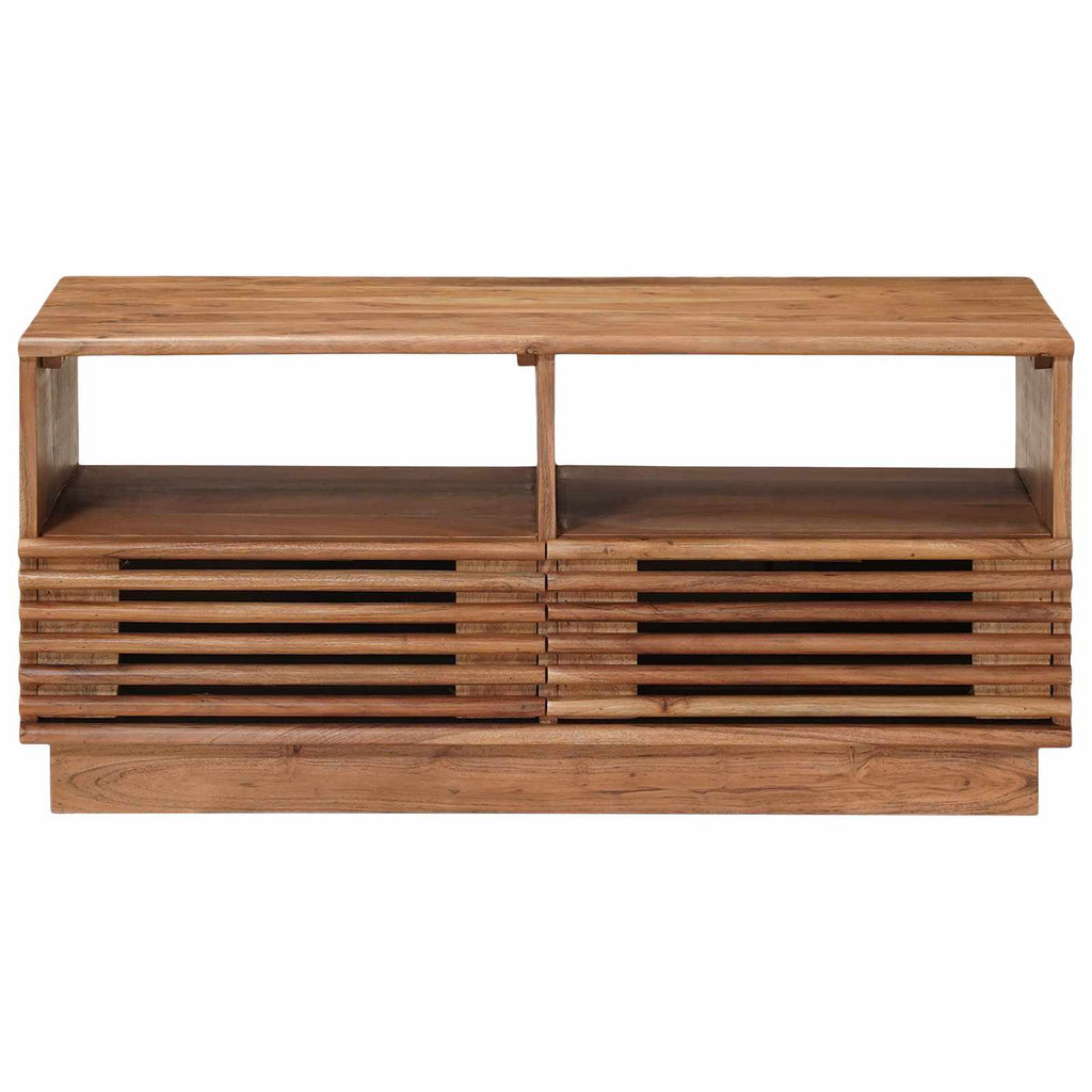 vidaXL Handgefertigter Kaffeetisch Teakbraun 85 x 45,5 x 40 cm