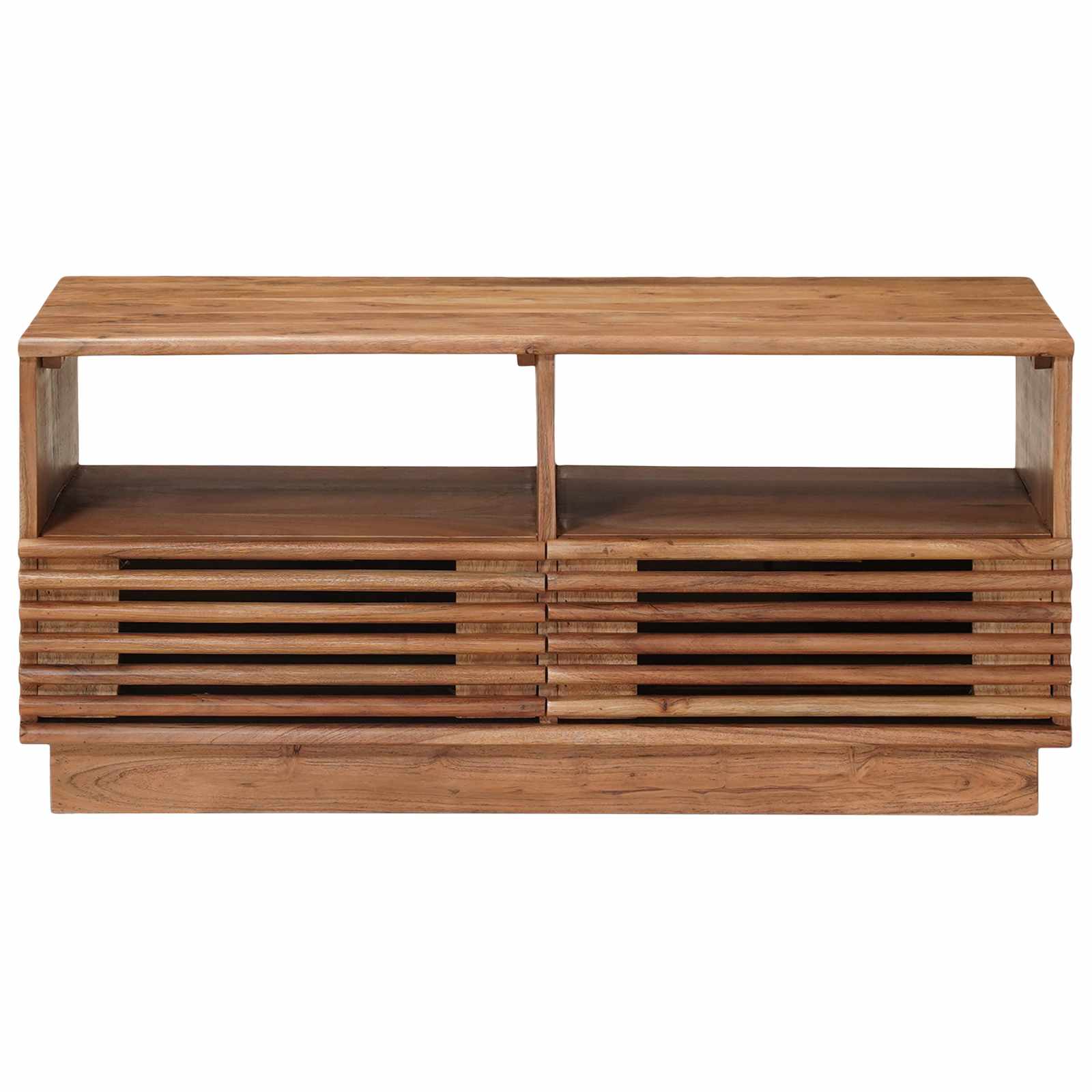 vidaXL Handgefertigter Kaffeetisch Teakbraun 85 x 45,5 x 40 cm