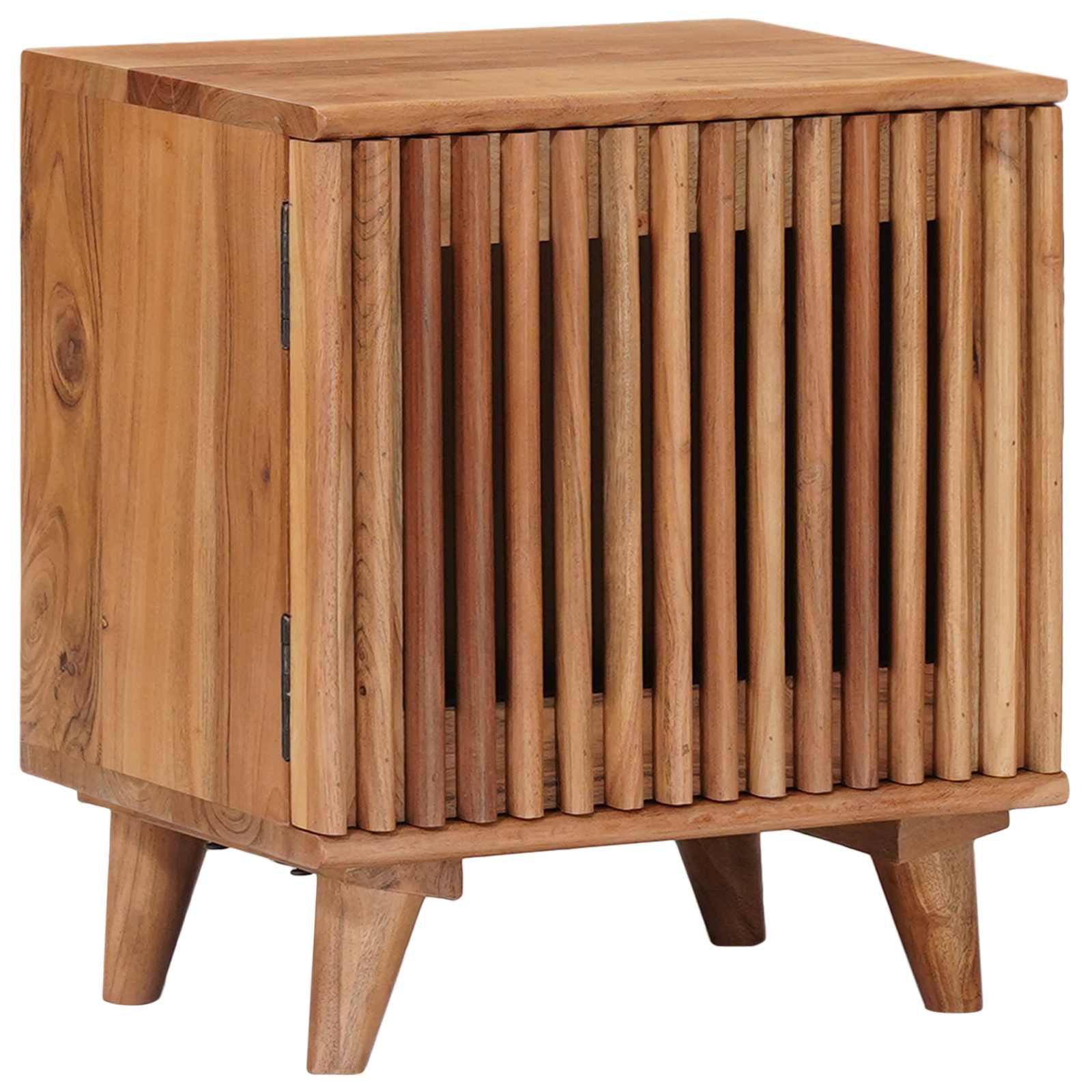 vidaXL Handgefertigter Nachttisch Teakbraun 40 x 30 x 45 cm