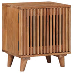 vidaXL Handgefertigter Nachttisch Teakbraun 40 x 30 x 45 cm