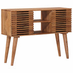 vidaXL Handgefertigter Beistelltisch Teakbraun 100 x 30 x 75 cm