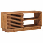 vidaXL TV-Schränk mit Speicher mit Tür Natur 90 x 30 x 40 cm