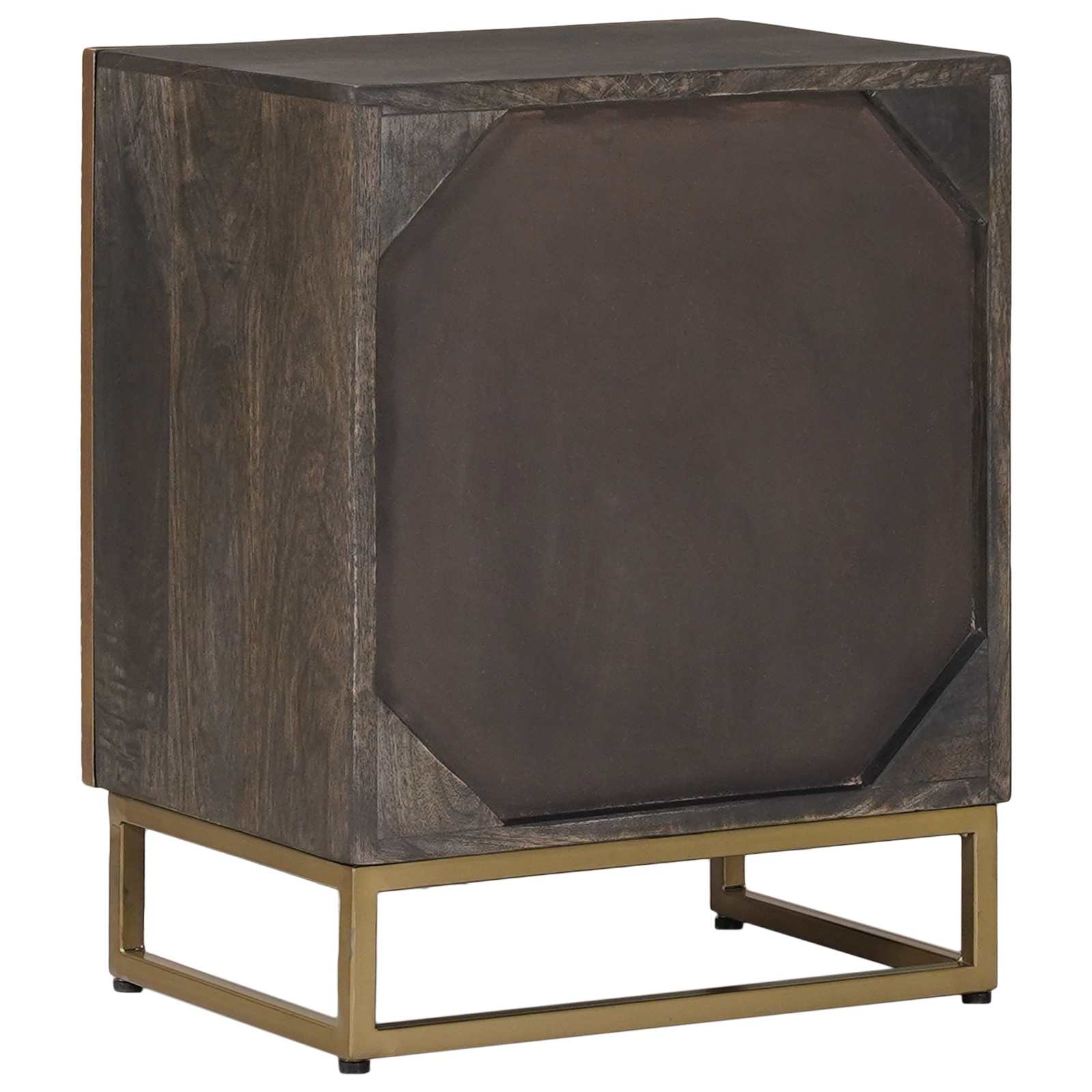 vidaXL Handgefertigter Nachttisch Kaffeebraun 40 x 30 x 50 cm