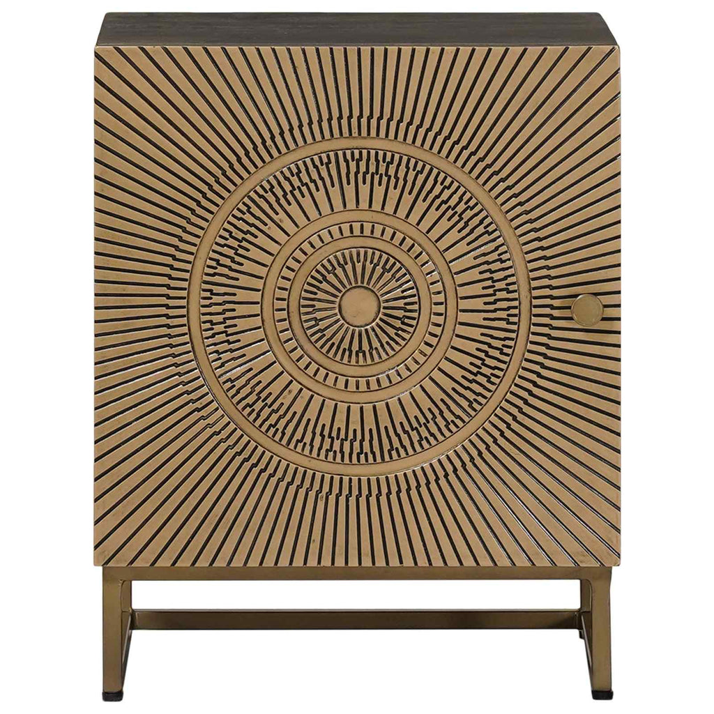vidaXL Handgefertigter Nachttisch Kaffeebraun 40 x 30 x 50 cm