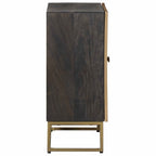 vidaXL Sideboard Messing 53,5 x 30 x 70 cm