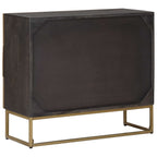 vidaXL Schubladenschrank mit Schubladen Messing 75 x 30 x 65 cm