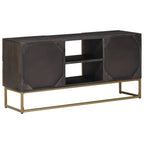 vidaXL TV-Schränk mit Schubladen mit Regal Messing 105 x 30 x 50 cm